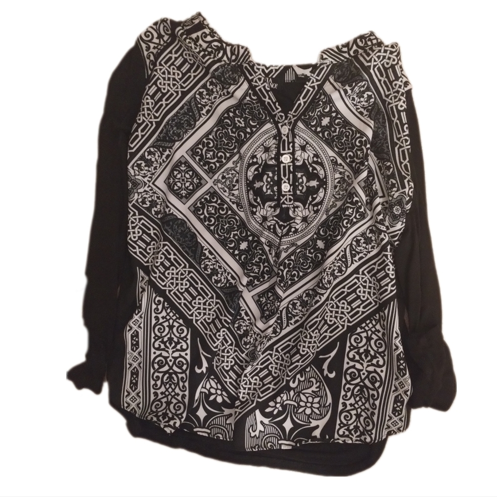 Via Milano Long Sleeved Blouse